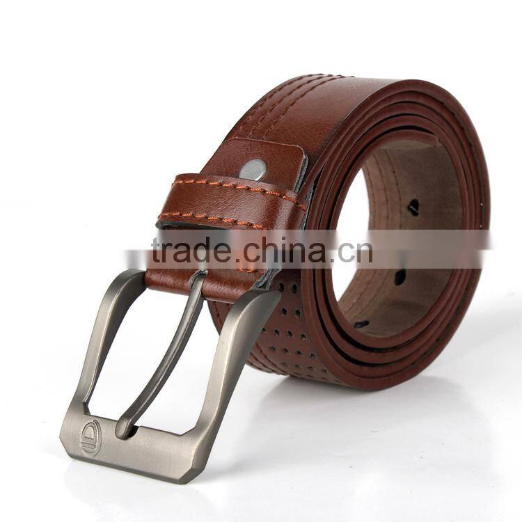 Hollow Out Jeans For Men Belts Leather