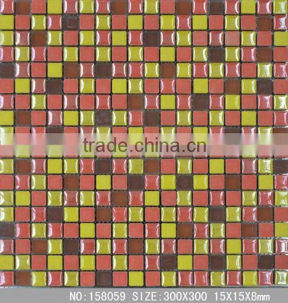 Clolorful Green Ceramic Mosaic Tile