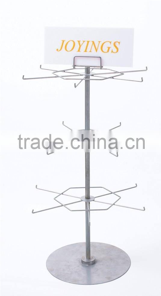 Joyings Wire Rotating Postcards Countertop Display Rack