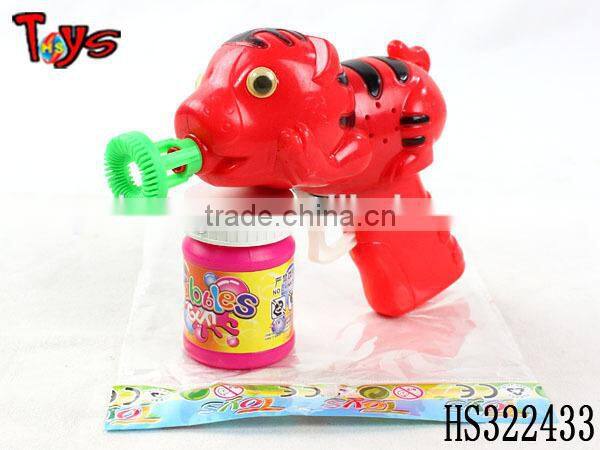 flashing summer toy gun soap bubble water ring game toy