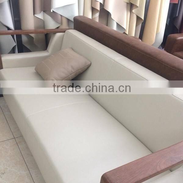 Embossed PVC synthetic leather for sofa upholstery and home furniture usage