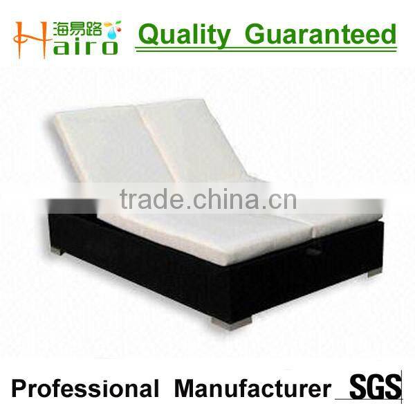 all weather wicker rattan pool lounger