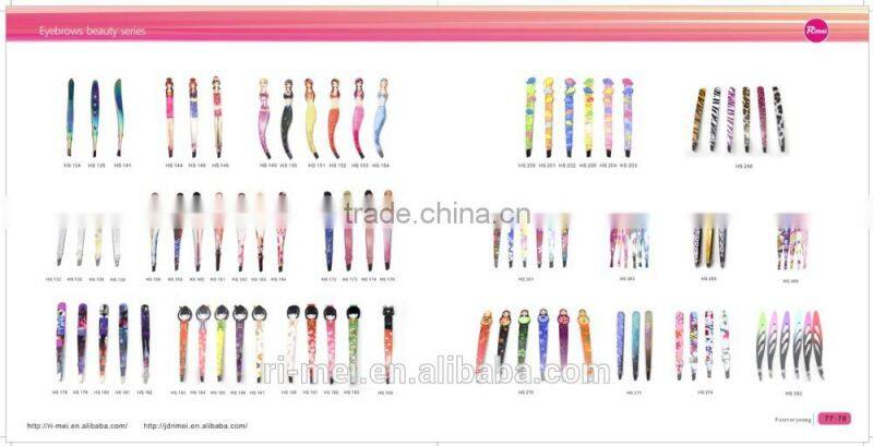 custom slant tweezers