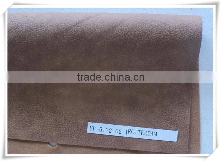 high grade soft pu leather