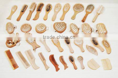 air brush Wooden Hot Air Comb ,Massage Brush