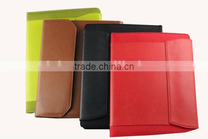 A4 leather portfolio folder leather portfolio folder top quality business portfolio folder with calculator