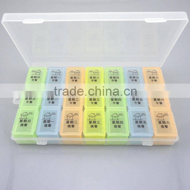 36 Cases pill box , plastic pill box