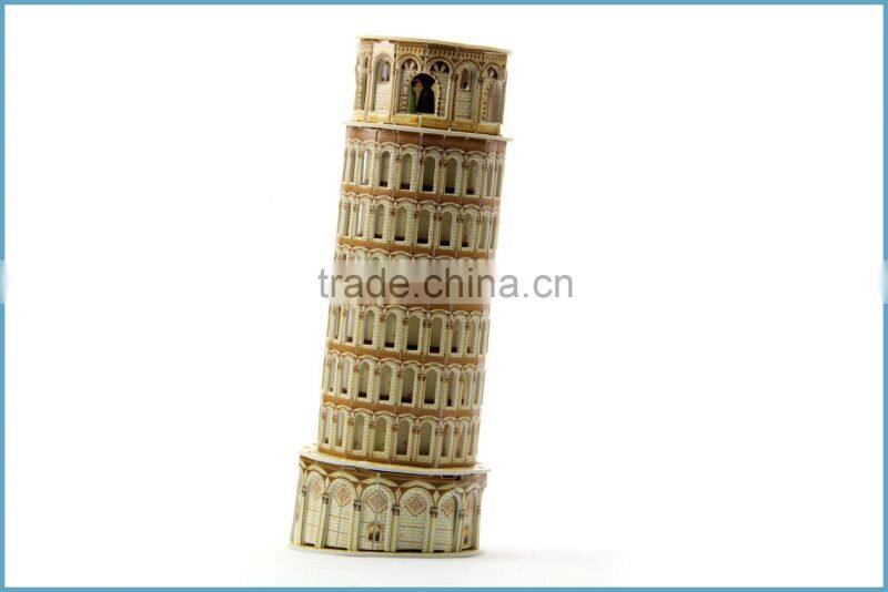 3D Puzzle for LEANING TOWER Model
