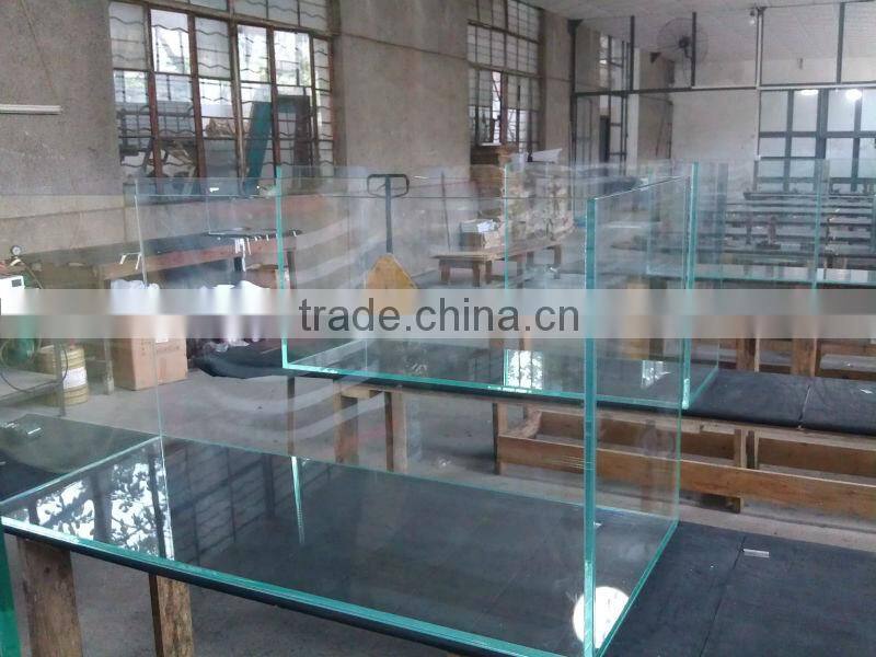 Panoramic wall aquarium glass material fish tank decoration wall aquarium