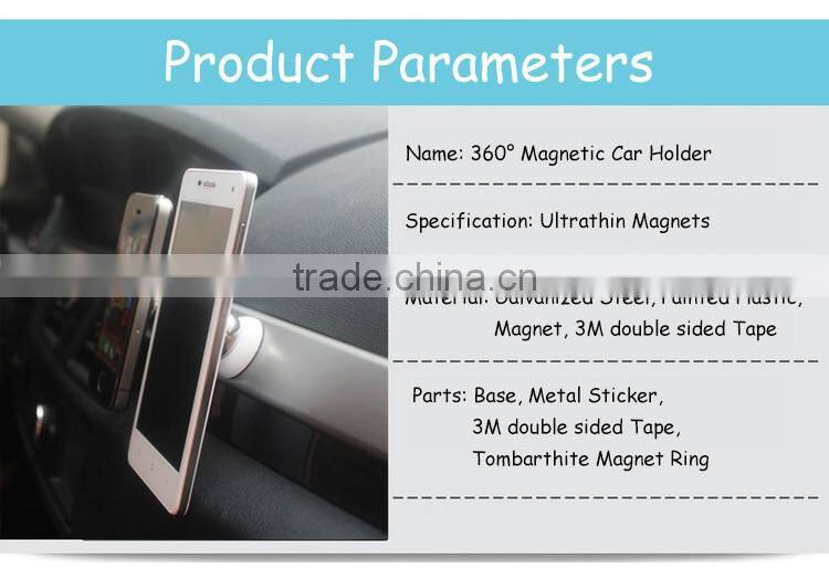 Air Vent Car Mount Holder Magnetic Car Holder for Mobile Phones/ Tablet/ GPS