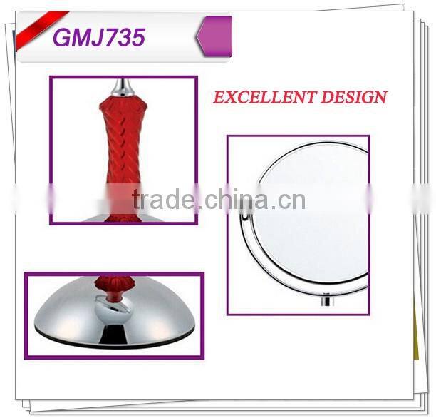 Desktop 10x magnifying table mirror