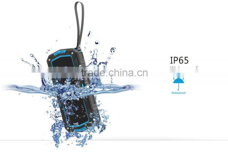 Water resistant bluetooth speakers with X-BASS sound promoting