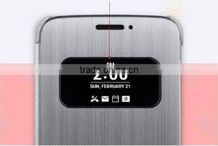 Phone Accessories Smart Clear View Flip Hard Back Case Cover For LG G5
