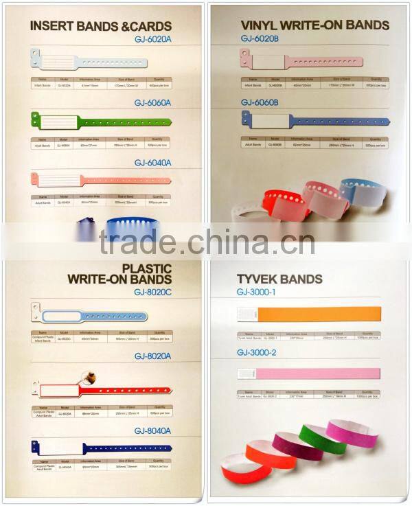 medical disposable vinyl identification tape for mother and infant