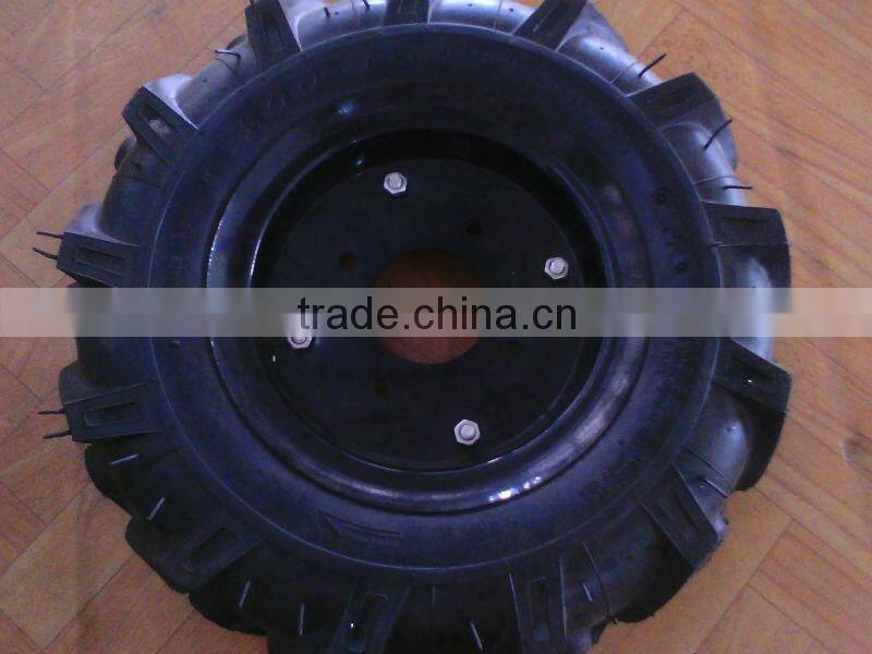 small rubber wheels tires for tractor mower 4.00-8