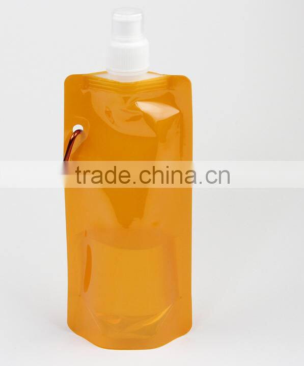 Wholesale BPA Free 480ml Foldable water bottle