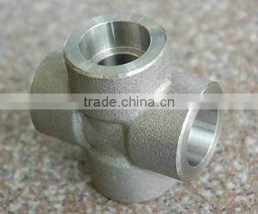 4 way cross welding pipe
