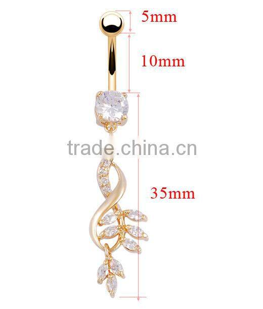Wholesale Sex Delicate Bell Navel Piercing Jewelry