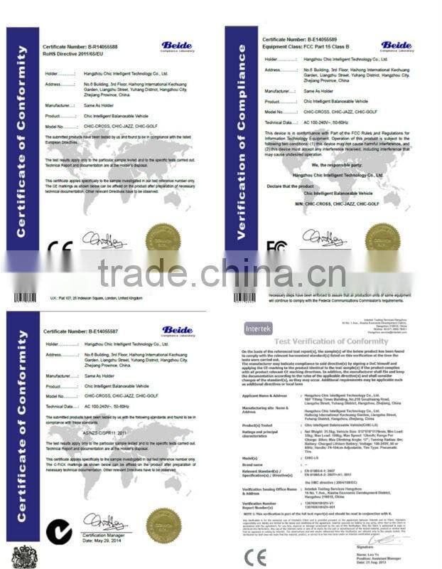 alibaba rechargeable wholesale price CHIC GOLF scooter stand