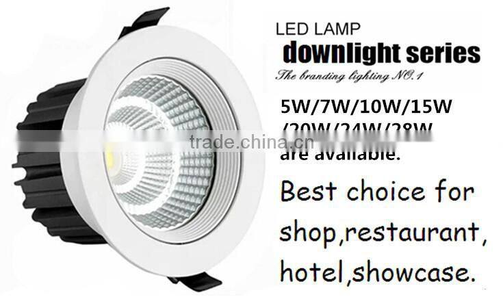 Guzhen factory professional manufacturing gimbal led downlight