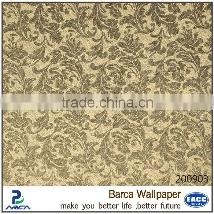 2016 newest vision gold foil /metallic wallpaper