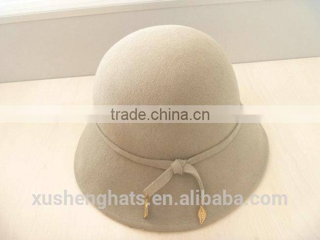 100% wool new style cloche hat for girls