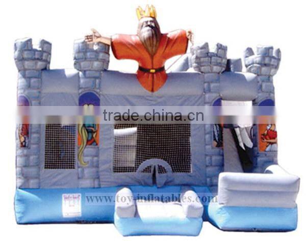 Perfect customized castle inflatable combo