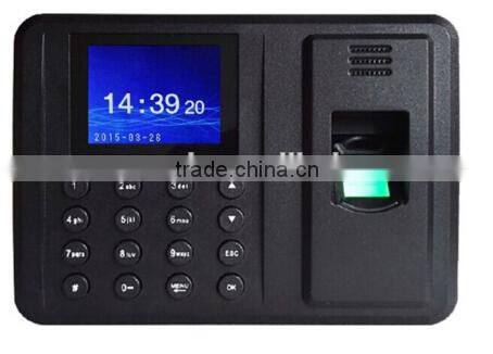 Fingerprint Biometric Measurement and Biometric Time Recording Type biometric time attendance system