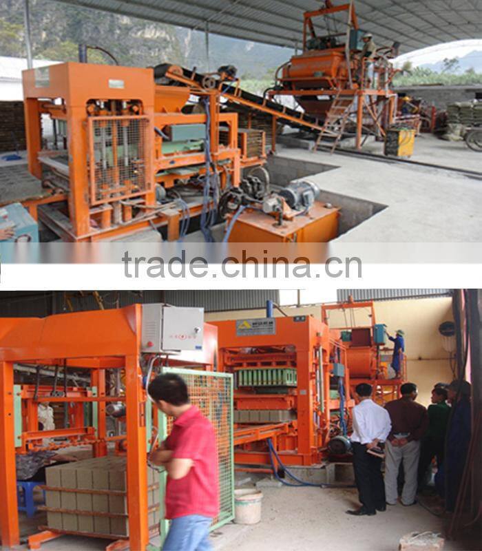 2015 New product. QTY4-15 automatic block machine