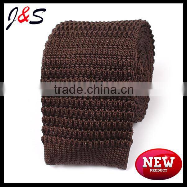new arrival mens three shades of brown knitted tie KT047