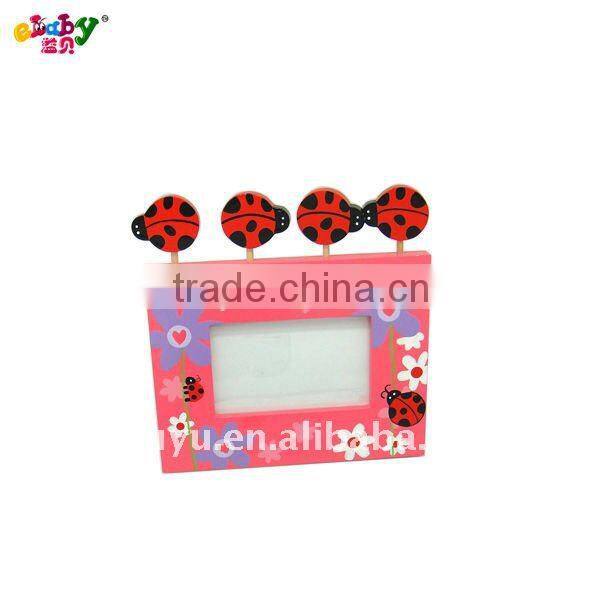 wood bear photo frame