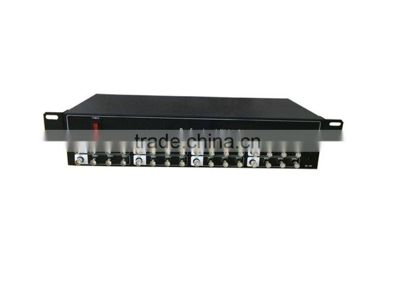 BRIAR Black metal box 8in24out AHD TVI CVI video signal amplifier