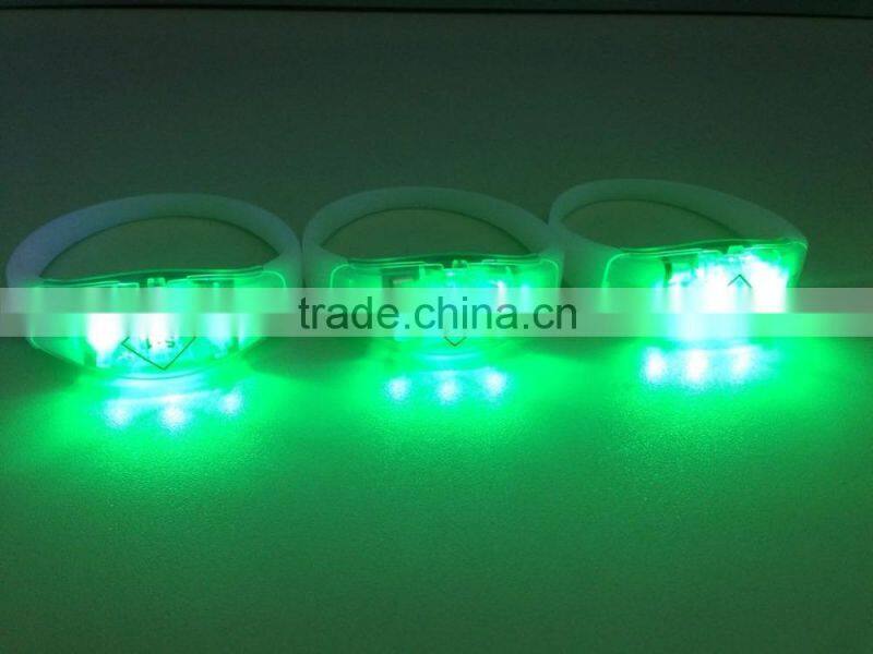 LED Light Silicon Wristband, Wristband With Led, Led Flashing Silicon Wristband For Party
