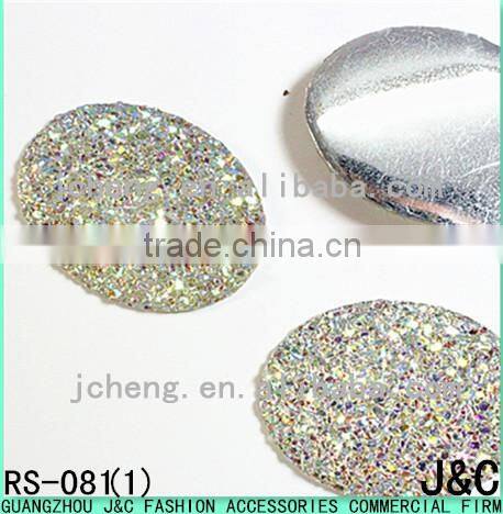 29 mm round white AB flowers Acrylic stone