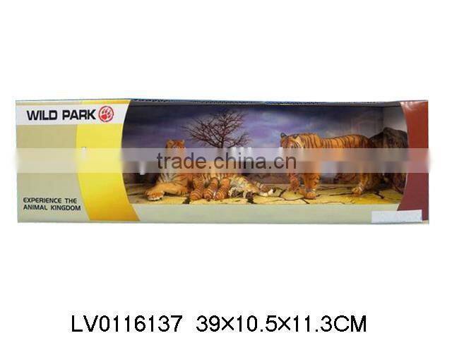 Hot-selling rubber zebra toy, zoo animal model,animal set toy