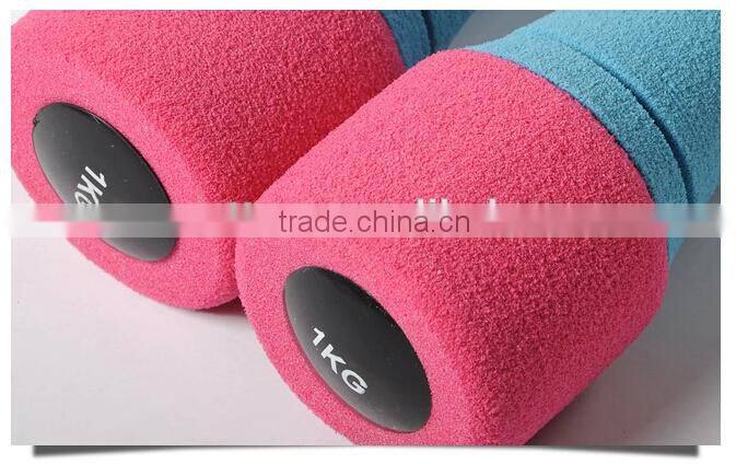 New Style High Quality Foam Cast Iron Dumbbell for Women