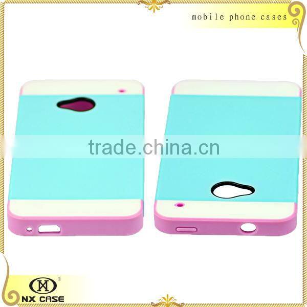 Original fancy hot sale 3 in 1 mobile phone case for HTC M7