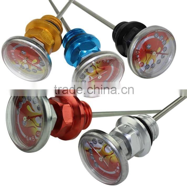 CNC Aluminum Alloy motorcycle oil stick Motorcycle CNC oil level gauge For GY6 50 125,BWS,JOG 50 Scooter