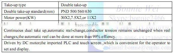 Automatic intelligence double take-up machine