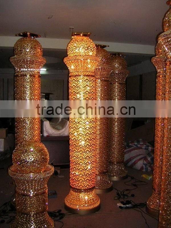 2016 new LED pillar, wedding event decor lighting pillar, wedding column rotating pillar