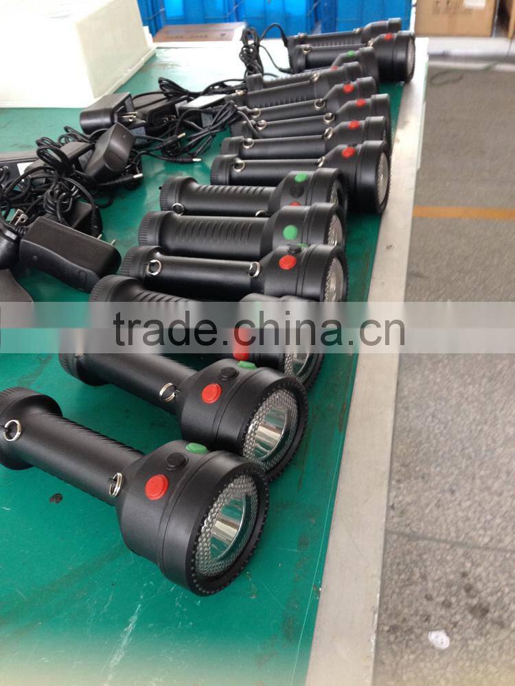 3W high capacity water proof long range rechargeable LED explosion-proof flashlight