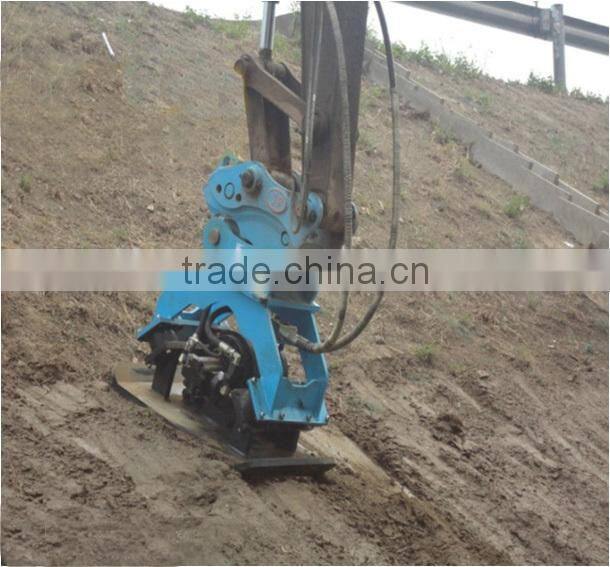 excavator 360 hydraulic vibrating plate compactor