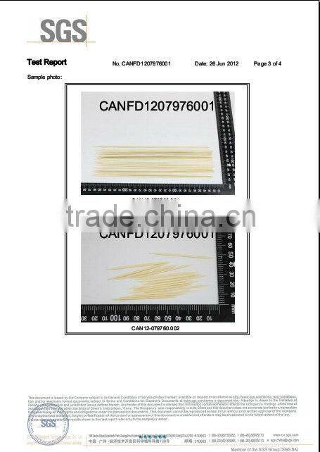 Nature 4.8mm carbonized Tianxue Chopsticks