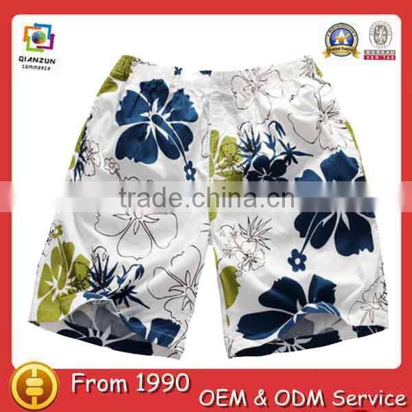 Drawstring short summer beach pants