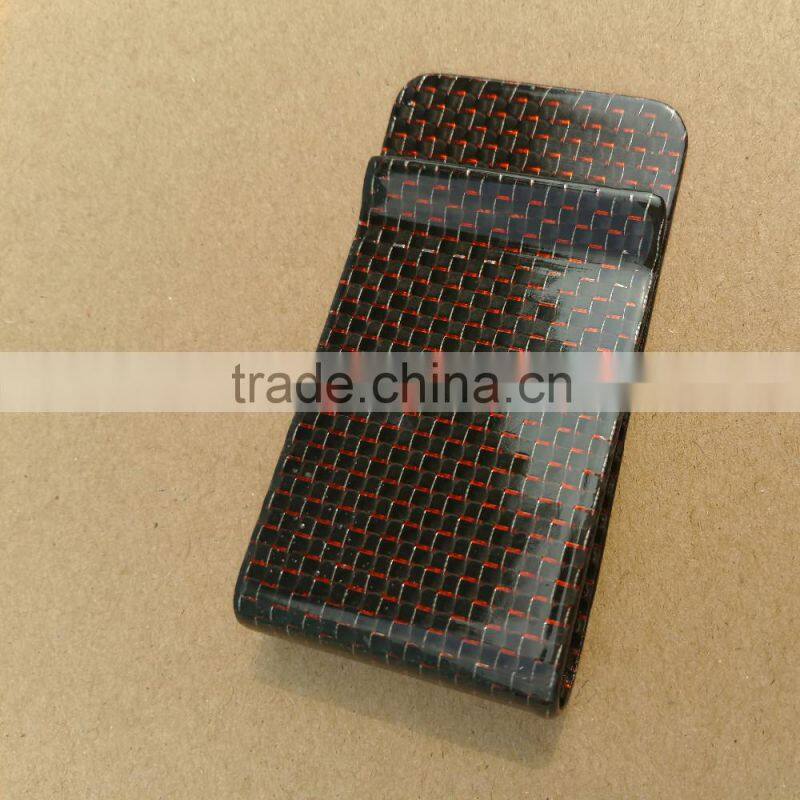high quality carbon fiber money cilp for friends/college