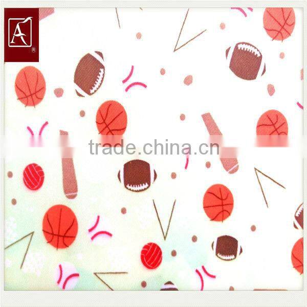 Printed Polyester Satin Microfiber Peach Skin Fabric For Home Textile