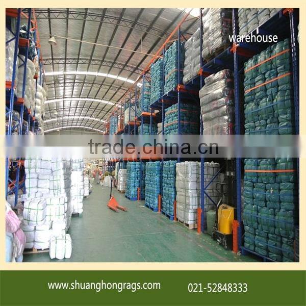 100% cotton spilicing bleached white wiping oil rags