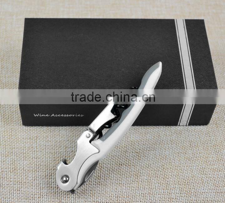 Top selling corkscrew wine opener with gift box China supplier