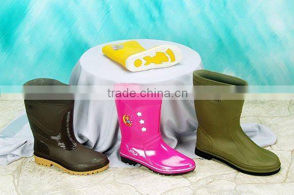 Two Colour Rotary Type Rain Boots Automatic Injection Moulding Machine