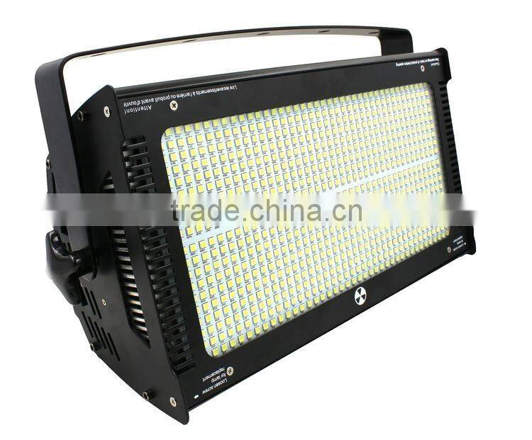 800*1.2W 1000Watt Full Brightness 3-pin + 5-pin 6CH DMX Dimmer Professional Stage Disco DJ Party 1000W White LED Strobe Light